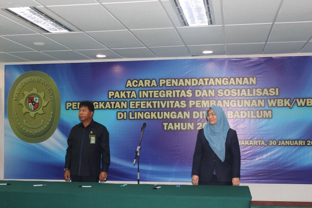 Pakta Integritas Badilum 20-01-2020